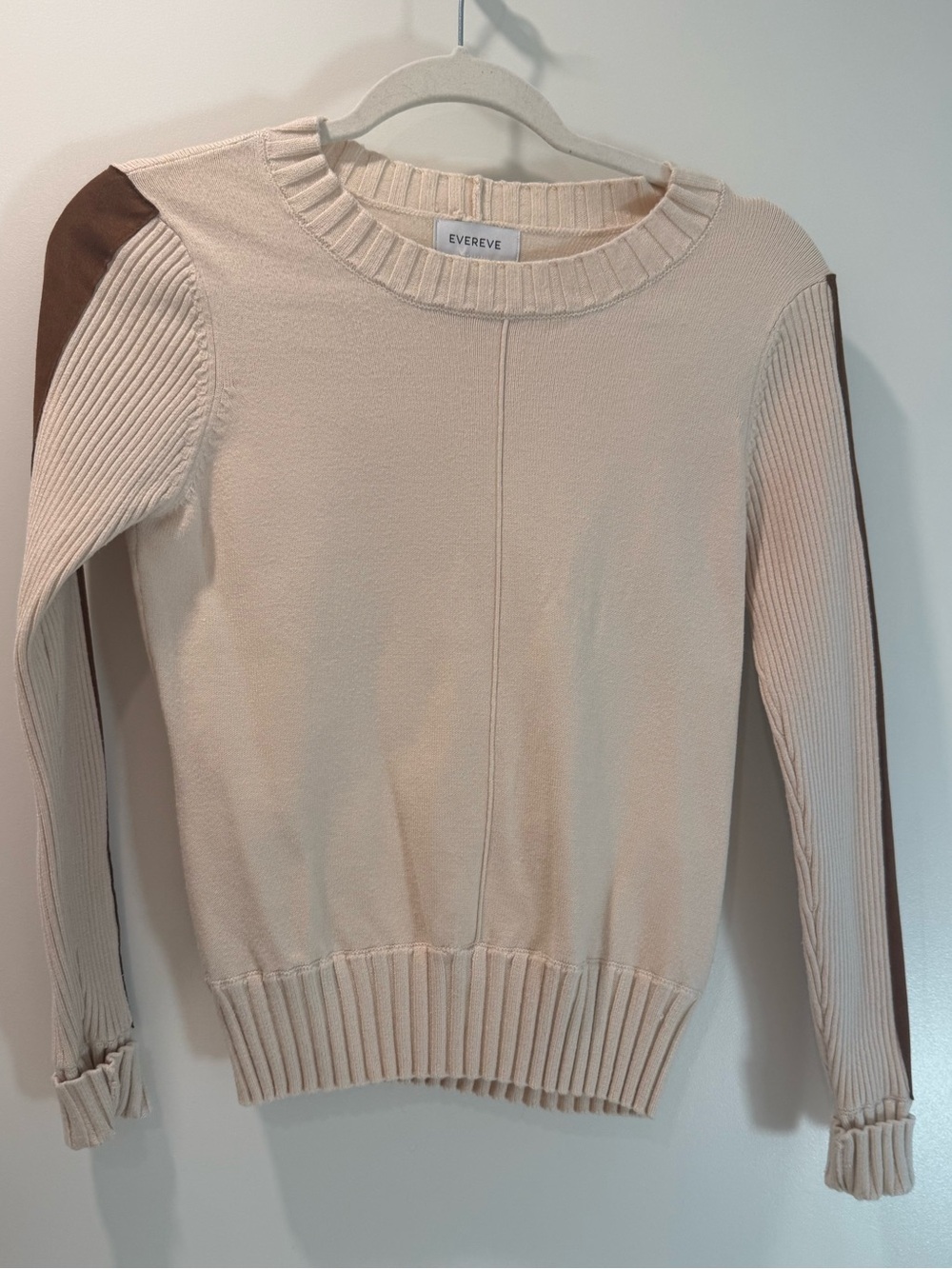 Evereve Harlow Suede Pullover Sweater